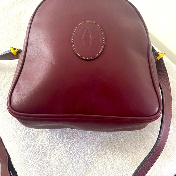 SOLD OUT!! Authentic Cartier Bordeaux Leather Bag - Picture 13 of 14